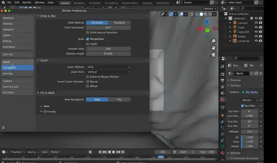 to Move the Camera in Blender?