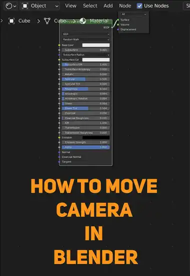 to Move the Camera in Blender?
