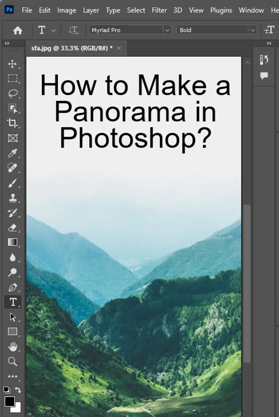 How To Make A Panorama In Photoshop With Images 