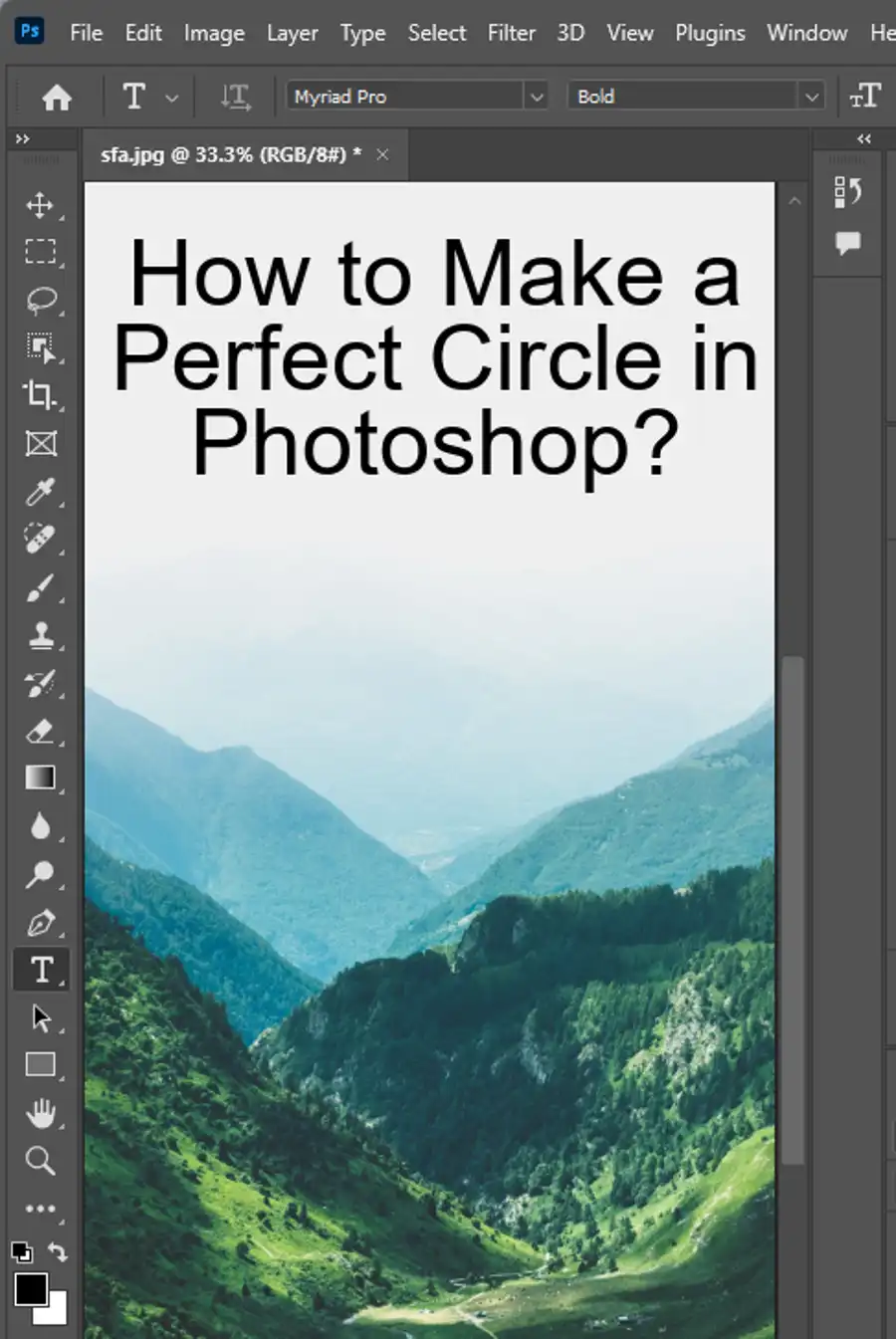  How To Make A Perfect Circle In Photoshop 