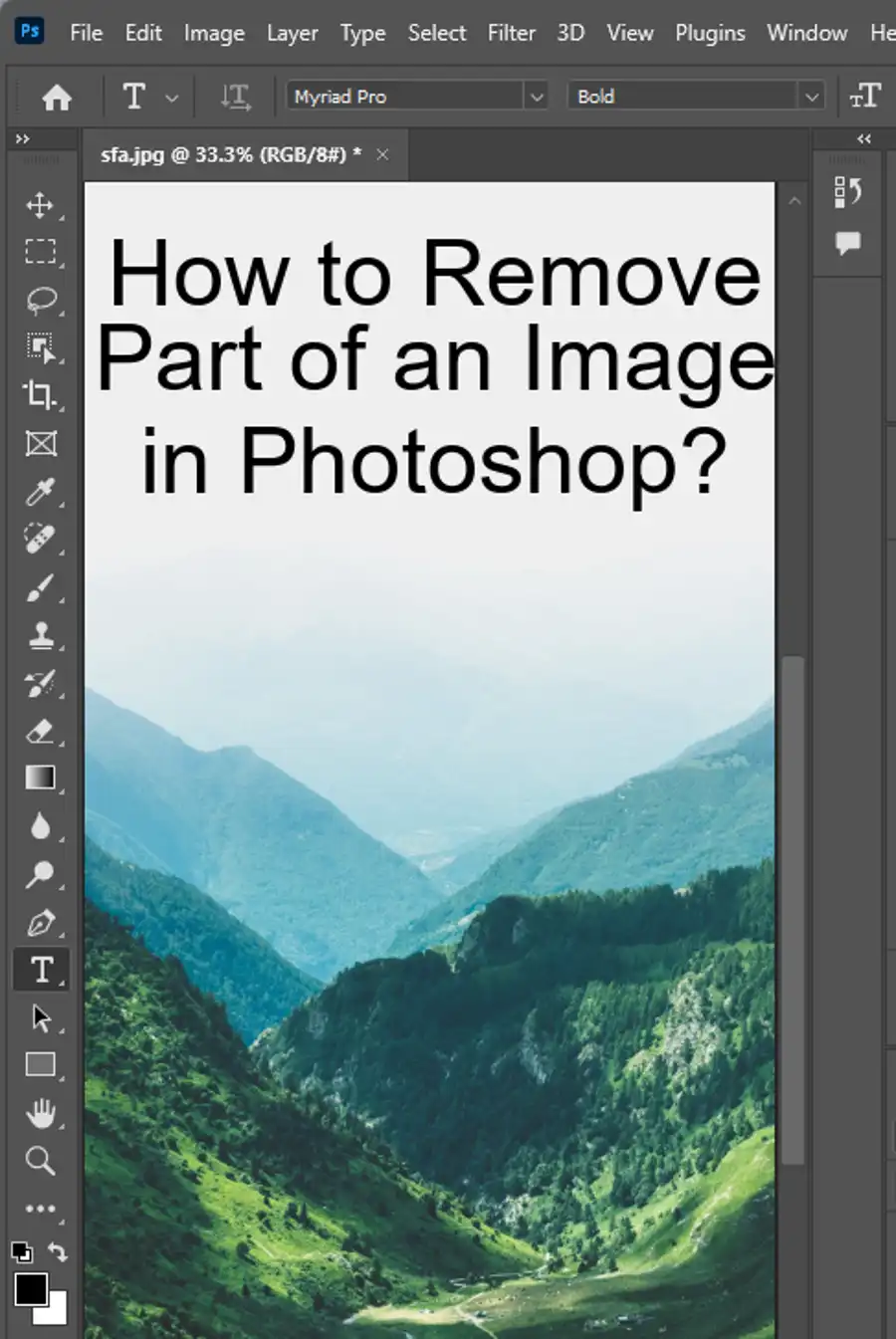 How To Remove Part Of An Image In Photoshop With Pictures 