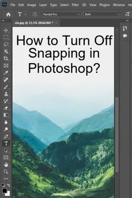 How to Turn Off Snapping in Photoshop? - With Pictures!