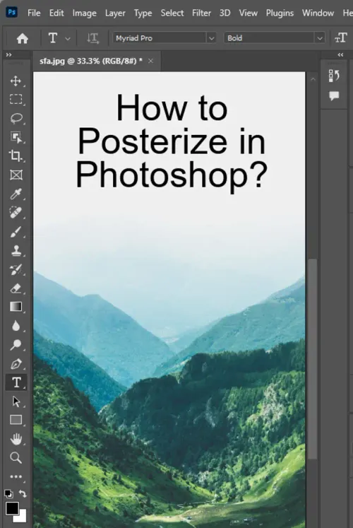 How to Posterize in Photoshop?