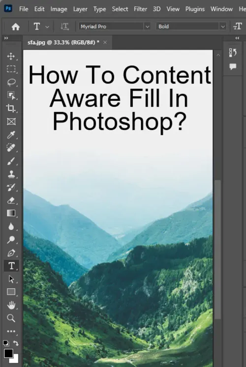 How to Content Aware Fill in Photoshop?